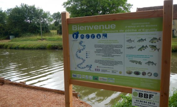 Canal du Nivernais - Parcours de Pêche d'Eguilly