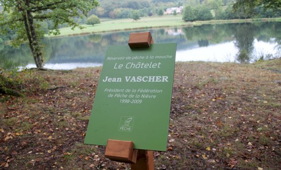 Inauguration du réservoir de pêche à la mouche Le Chatelet - Jean Vascher