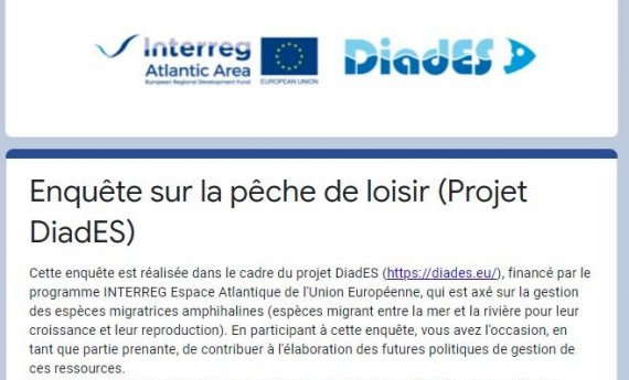 Enquête sur la pêche de loisir (Projet DiadES)