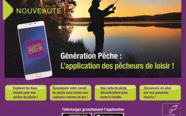 Dématérialisez votre carte de pêche avec l'application Génération Pêche